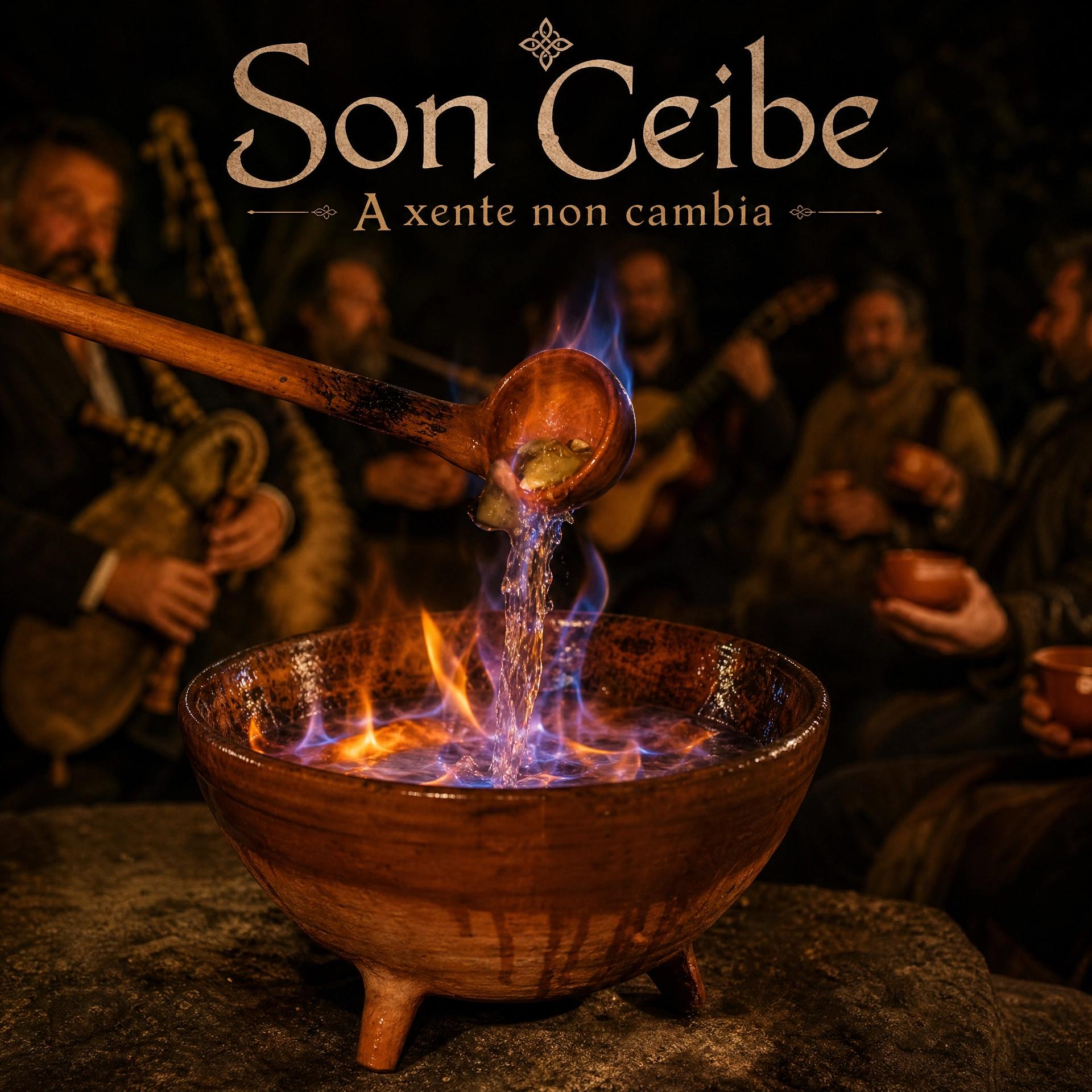 Portada do disco A xente non cambia de Son Ceibe